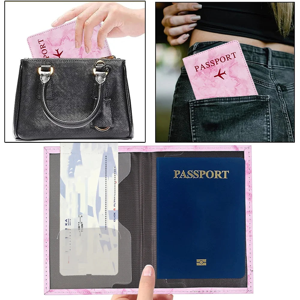 Porte Passeport PINK FARFELU PERSONNALISABLE