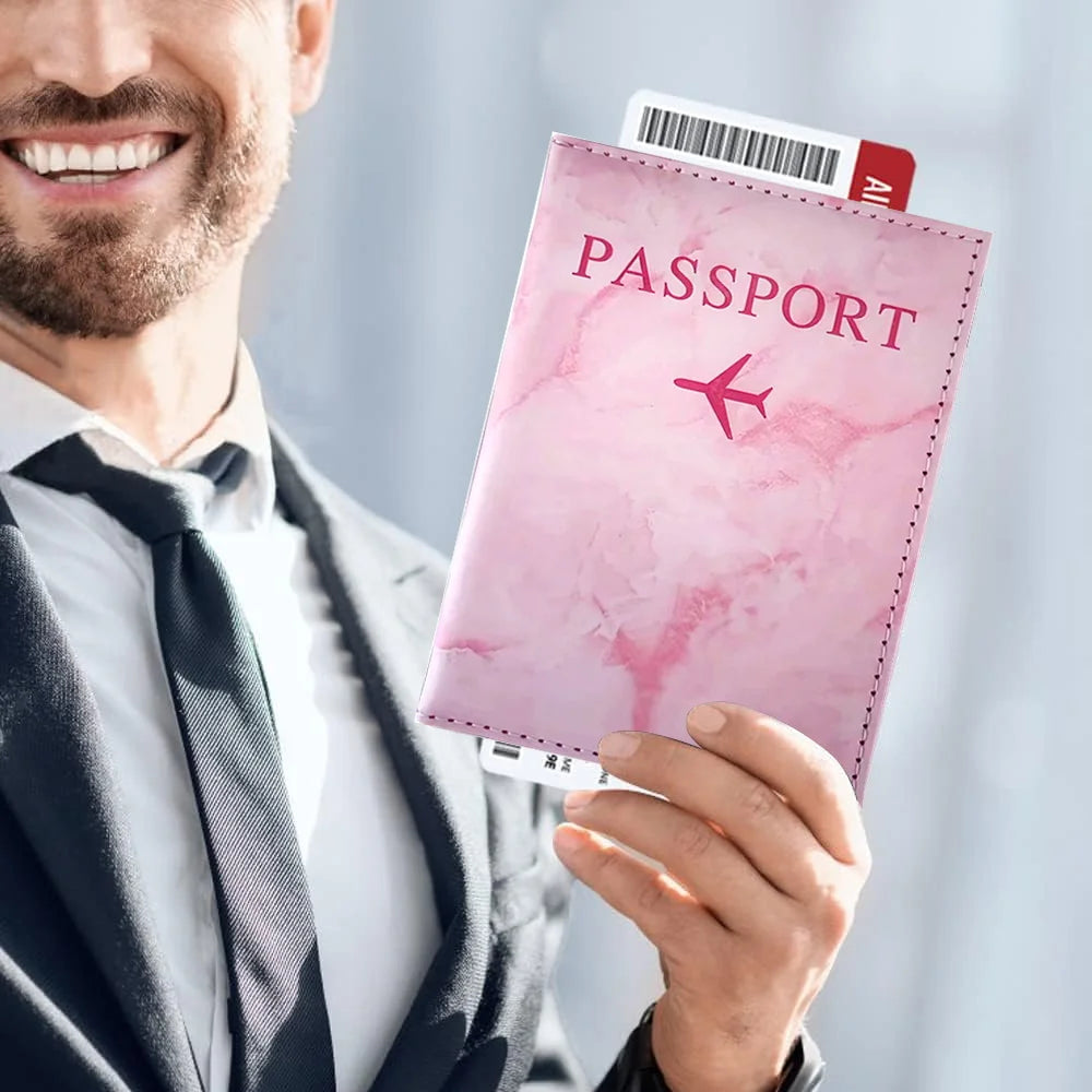 Porte Passeport PINK FARFELU PERSONNALISABLE