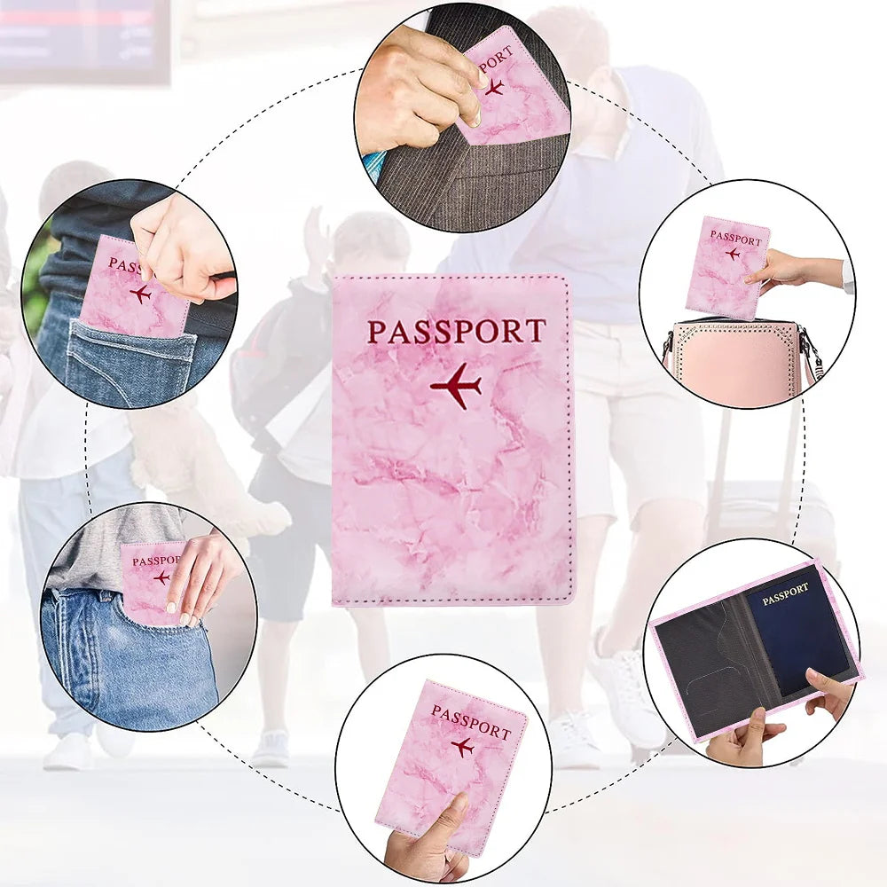 Porte Passeport PINK FARFELU PERSONNALISABLE