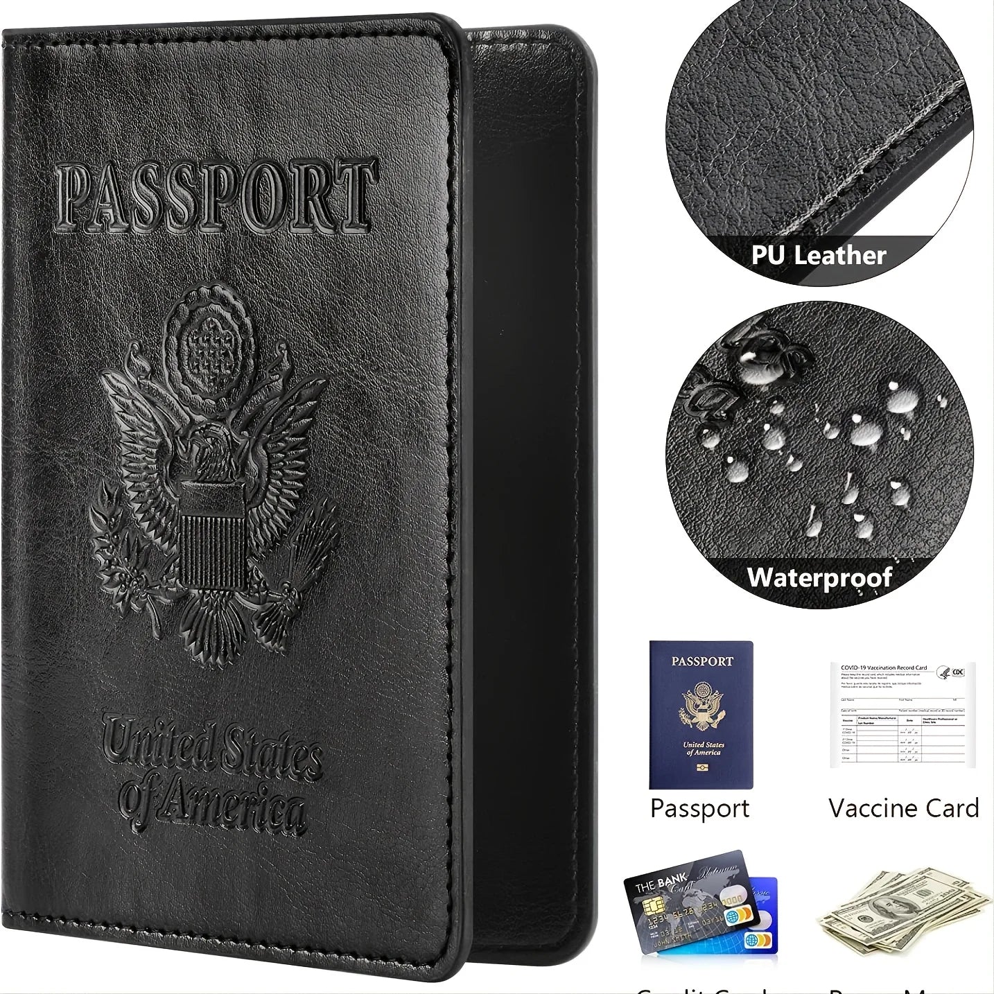 Porte Passeport BLACK